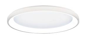 Inlight Πλαφονιέρα οροφής LED 28W 3CCT από λευκό μέταλλο και ακρυλικό D:50x5cm (42044-C-White)
