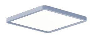 Πλαφονιέρα οροφής LED 40W 3CCT (by switch on base) από ασημί μέταλλο  D:50cm (42045-Silver)