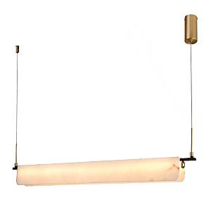 Κρεμαστό φωτιστικό, Alabaster, 18W, 1980lm, 3CCT (by switch on base)D: 100x12x10cm(6116)