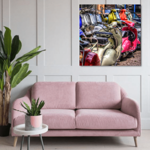 ADL038 - Πίνακας χρωματιστές βέσπες τετράγωνο