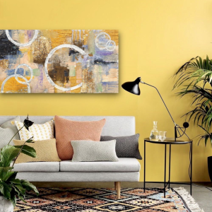 M426 - Πίνακας αφηρημένα σχέδια κύκλων