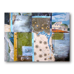 M563 - Πίνακας κολάζ σε γλυκές αποχρώσεις