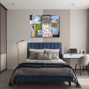 M563 - Πίνακας κολάζ σε γλυκές αποχρώσεις