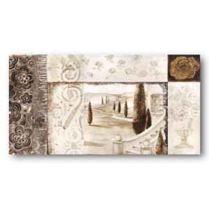 M625 - Πίνακας τοπίο σε αφηρημένο πλαίσιο