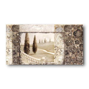 M626 - Πίνακας τοπίο σε αφηρημένο πλαίσιο