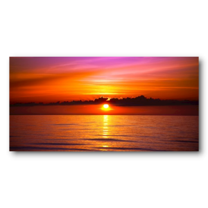 M781 - Πίνακας κόκκινο και ροζ ηλιοβασίλεμα