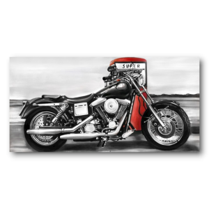 M789 - Πίνακας vintage μηχανή