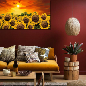 M021 - Πίνακας αγρός με ηλίανθους