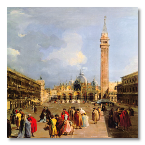 M033 - Πίνακας Πλατεία του Αγίου Μάρκου Βενετία