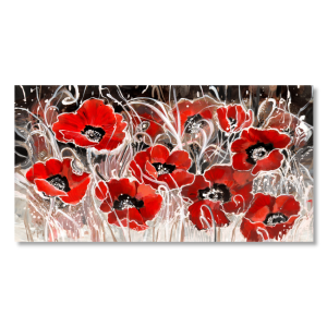 M121 - Πίνακας κόκκινες παπαρούνες