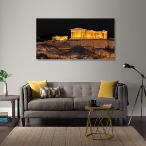 BDL015 - Πίνακας Ακρόπολη φωτισμένη