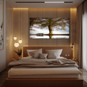 BDL036 - Πίνακας δέντρο στη λίμνη