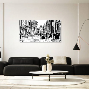 BDL037 - Πίνακας μουσικοί του δρόμου