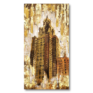M238 - Πίνακας χρυσός ουρανοξύστης