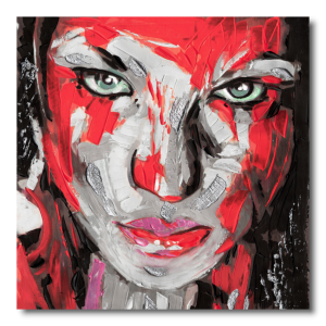 M282 - Πίνακας γυναικείο πρόσωπο