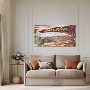 M298 - Πίνακας μπαλκόνι με θέα τη θάλασσα