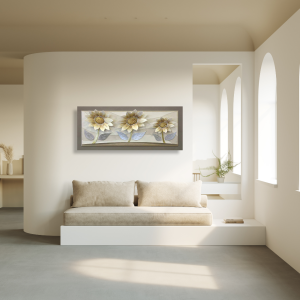 10PD61 - Πίνακας 3D μαργαρίτες