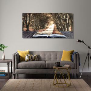 BDL121 - Πίνακας βιβλίο στο δάσος