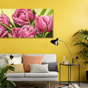 M476 - Πίνακας ροζ τριαντάφυλλα