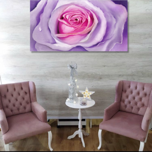 M488 - Πίνακας μοβ ροζ λουλούδι