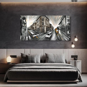 M535 - Πίνακας αμάξια στην πόλη