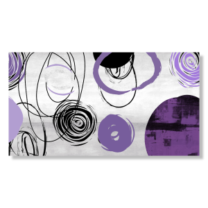 M644 - Πίνακας κύκλοι μοβ