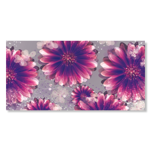 M922 - Πίνακας μοβ λουλούδια