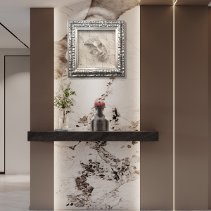 M01 - Βενετσιάνικη μάσκα λευκό και ασήμι