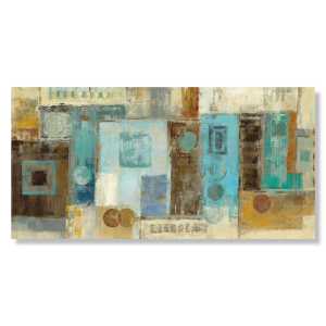 WA075 - Πίνακας αφηρημένα σχέδια σε γήινες αποχρώσεις