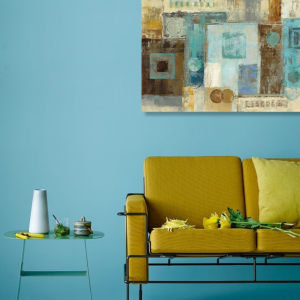 WA075 - Πίνακας αφηρημένα σχέδια σε γήινες αποχρώσεις