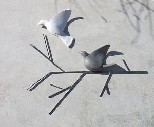 Κλαδί με πουλιά