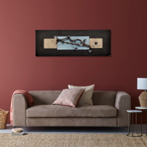 TC118 - Πίνακας 3D με κλαδιά και μεταλλικά φύλλα (ΑΚΟΛΟΥΘΕΙ ΒΙΝΤΕΟ)