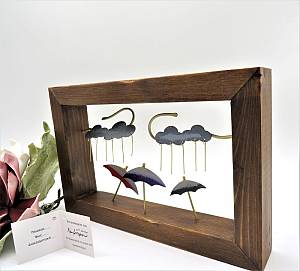 LA18 - ΔΙΑΚΟΣΜΗΤΙΚO KΑΔΡΑΚΙ ΜΕ ΟΜΠΡΕΛΕΣ