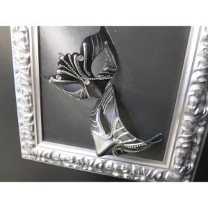 M02 - Βενετσιάνικες μάσκες μαύρο και ασήμι