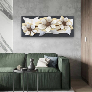 10PD13 - Πίνακας 3D λουλούδια