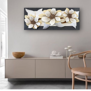 10PD13 - Πίνακας 3D λουλούδια