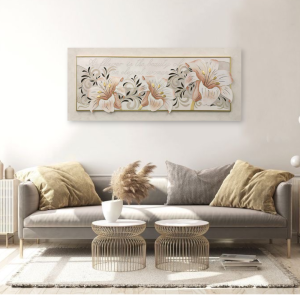 10PD33 - Πίνακας 3D λουλούδια