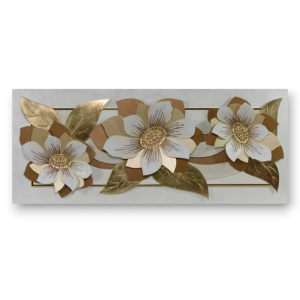 10PD36 - Πίνακας 3D λουλούδια