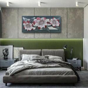 10PD37 - Πίνακας 3D λουλούδια