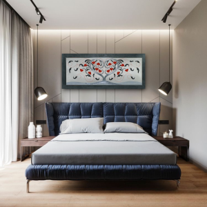 10PD43 - Πίνακας 3D δέντρο με καρδιές