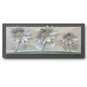 10PD62 - Πίνακας 3D λουλούδια