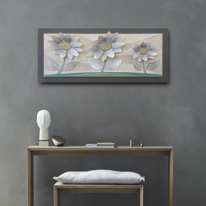 10PD62 - Πίνακας 3D λουλούδια