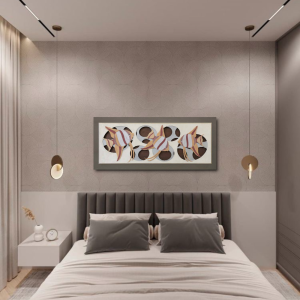 10PD68 - Πίνακας 3D ψαράκια