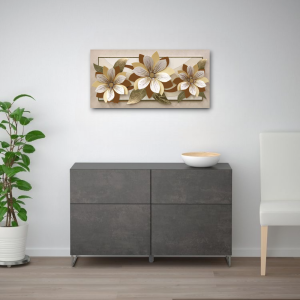 61PD13 - Πίνακας 3D λουλούδια (ΑΚΟΛΟΥΘΕΙ ΒΙΝΤΕΟ)