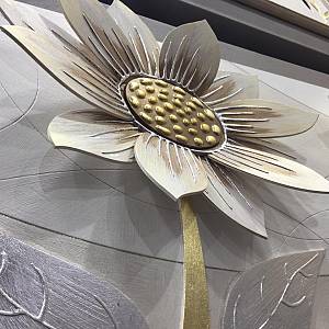 10PD62 - Πίνακας 3D λουλούδια