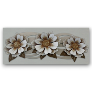D3007PD - Πίνακας 3D λουλούδια