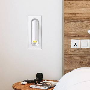 ΑΠΛΙΚΑ ΤΟΙΧΟΥ ΧΩΝΕΥΤΗ LED 3W 3000Κ Α170 ΛΕΥΚΗ