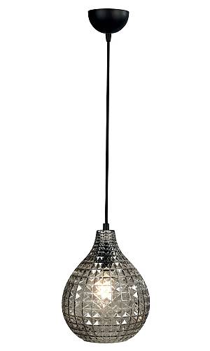 Φωτιστικό μονόφωτο γυαλί φιμέ Ε27 Φ24