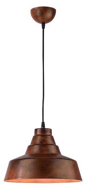 Φωτιστικό μονόφωτο αλουμίνιο χαλκός/πατίνα μαύρη Ε27 Φ30