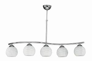 Φωτιστικό Πολύφωτο 5φ Μέταλλο χρώμιο/Γυαλί Ε27